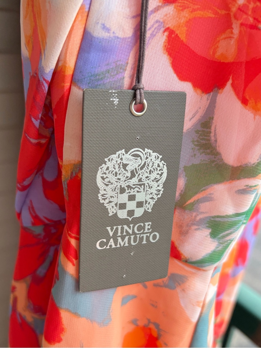 ๐๐VinceCamuto Floral Wide Leg Jumpsuit Waist Maxi Romper Size 6 Summer Vacation - Picture 14 of 17